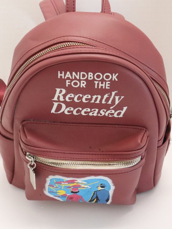 Loungefly Handbags - Loungefly Beetlejuice Recently Deceased Women's Mini Backpack Faus Leather